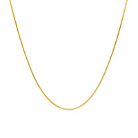 14k Yellow Gold Round Snake Chain 0.9mm