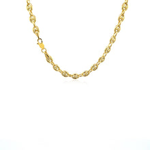 Load image into Gallery viewer, 4.7mm 14k Yellow Gold Puffed Mariner Link Chain