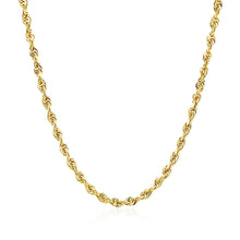 Load image into Gallery viewer, 2.75mm 14k Yellow Gold Solid Diamond Cut Rope Chain