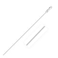 10K white gold gourmette curb chain 1.0mm with flat twisted links