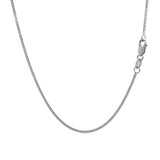 10k White Gold Gourmette Chain 1.0mm thumbnail 3