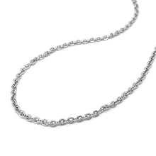 Load image into Gallery viewer, 3.0mm 14k White Gold Forsantina  Lite Cable Link Chain