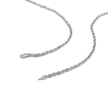 Load image into Gallery viewer, 3.0mm 14k White Gold Forsantina  Lite Cable Link Chain