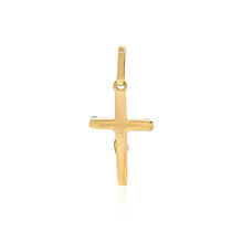 Load image into Gallery viewer, 14k Two Tone Gold Crucifix Motif Pendant
