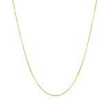 14k Yellow Gold Round Snake Chain 0.7mm thumbnail 3