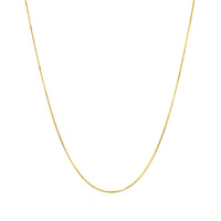 14k Yellow Gold Round Snake Chain 0.7mm