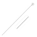 14k White Gold Classic Box Chain 0.45mm