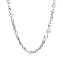 Load image into Gallery viewer, Sterling Silver Rhodium Plated Chain Bracelet with a Flat Heart Motif Station