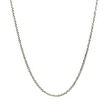 14k White Gold Sparkle Chain 1.5mm thumbnail 3