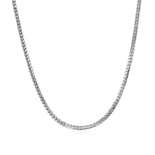 Load image into Gallery viewer, 14k white Gold Franco Chain 1.8mm