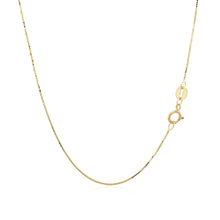Load image into Gallery viewer, 14k Yellow Gold Classic Box Chain 0.6mm