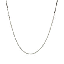 Load image into Gallery viewer, 14k White Gold Gourmette Chain 1.0mm