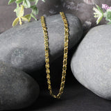 3.3mm 14k Yellow Gold Heart Chain thumbnail 5