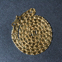 2.9mm 14k Yellow Gold Heart Chain