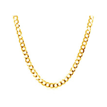 Load image into Gallery viewer, 2.4mm 10k Yellow Gold Curb Chain