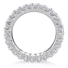 Load image into Gallery viewer, 14k White Gold Common Prong Round Diamond Eternity Ring