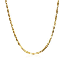 Load image into Gallery viewer, 14k Yellow Gold Franco Chain 1.8mm