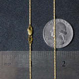 14k Yellow Gold Lumina Pendant Chain 0.9mm thumbnail 6
