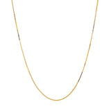 14k Yellow Gold Classic Box Chain 0.45mm thumbnail 3