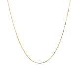10k Yellow Gold Classic Box Chain 0.45mm thumbnail 3