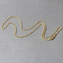 Load image into Gallery viewer, 14k Yellow Gold Forsantina Lite Cable Link Chain 1.5mm