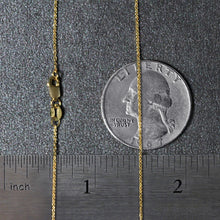 Load image into Gallery viewer, 14k Yellow Gold Diamond Cut Cable Link Chain 0.8mm
