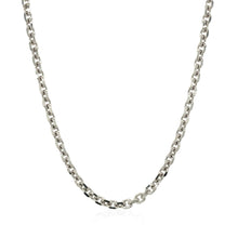 Load image into Gallery viewer, 3.1mm 14k White Gold Diamond Cut Cable Link Chain