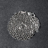 3.1mm 14k White Gold Diamond Cut Cable Link Chain thumbnail 7