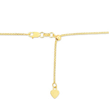 Load image into Gallery viewer, 14k Yellow Gold Adjustable Popcorn Chain 1.3mm