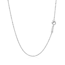 Load image into Gallery viewer, 14k White Gold Singapore Chain 0.8mm