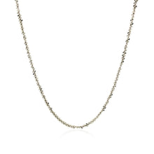 Load image into Gallery viewer, Rhodium Plated 1.7mm Sterling Silver Sparkle Style Chain