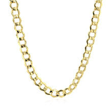 Load image into Gallery viewer, 5.3mm 14k Yellow Gold Curb Chain