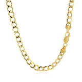 5.3mm 14k Yellow Gold Curb Chain thumbnail 4