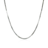 14k White Gold Classic Box Chain 1.1mm thumbnail 3