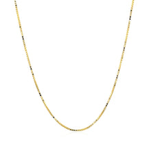Load image into Gallery viewer, 14k Yellow Gold Classic Box Chain 0.7mm