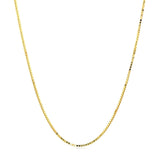 14k Yellow Gold Octagonal Box Chain 1.0mm thumbnail 3