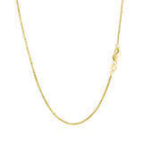 14k Yellow Gold Octagonal Box Chain 1.0mm thumbnail 4
