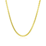 2.4mm 14k Yellow Gold Round Box Chain thumbnail 3