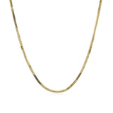 14k Yellow Gold Milano Chain 1.1mm thumbnail 3