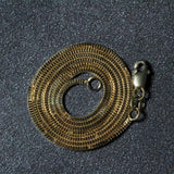 14k Yellow Gold Milano Chain 1.1mm thumbnail 7