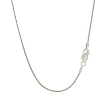 Load image into Gallery viewer, Sterling Silver 1.1mm Snake Style Chain