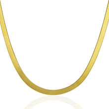 Load image into Gallery viewer, 5.0mm 14k Yellow Gold Super Flex Herringbone Chain