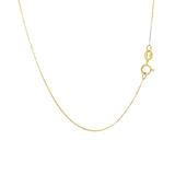 14k Yellow Gold Classic Box Chain 0.4mm thumbnail 4