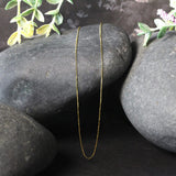14k Yellow Gold Classic Box Chain 0.4mm thumbnail 5