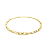 2.9mm 14k Yellow Gold Heart Bracelet thumbnail 4