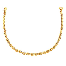 Load image into Gallery viewer, 14k Yellow Gold Polished Cable Link Necklace
