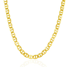 Load image into Gallery viewer, 6.3mm 14k Yellow Gold Mariner Link Chain