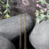 14k Two-Tone Double Strand Cable Pendant Chain 1.1mm thumbnail 3