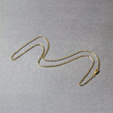 14k Two-Tone Double Strand Cable Pendant Chain 1.1mm thumbnail 4