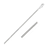 14k White Gold Ice Chain 1.3mm thumbnail 1